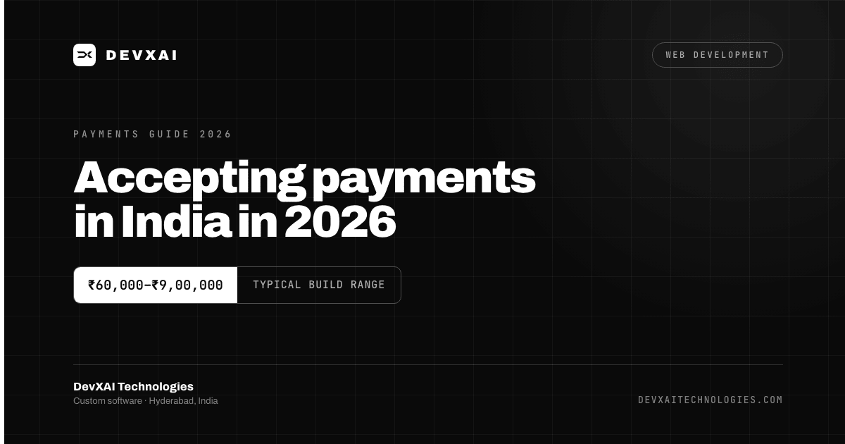 UPI and card payment gateway integration architecture for Indian merchants, built in Hyderabad